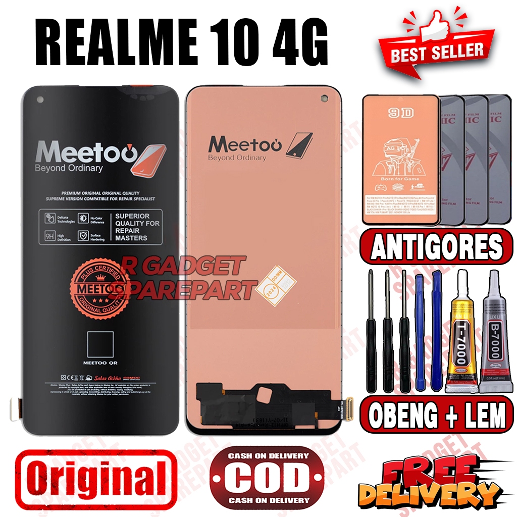 Lcd Touchscreen REALME 10 4G Original MEETOO Lcd REALME 10 4G Fullset