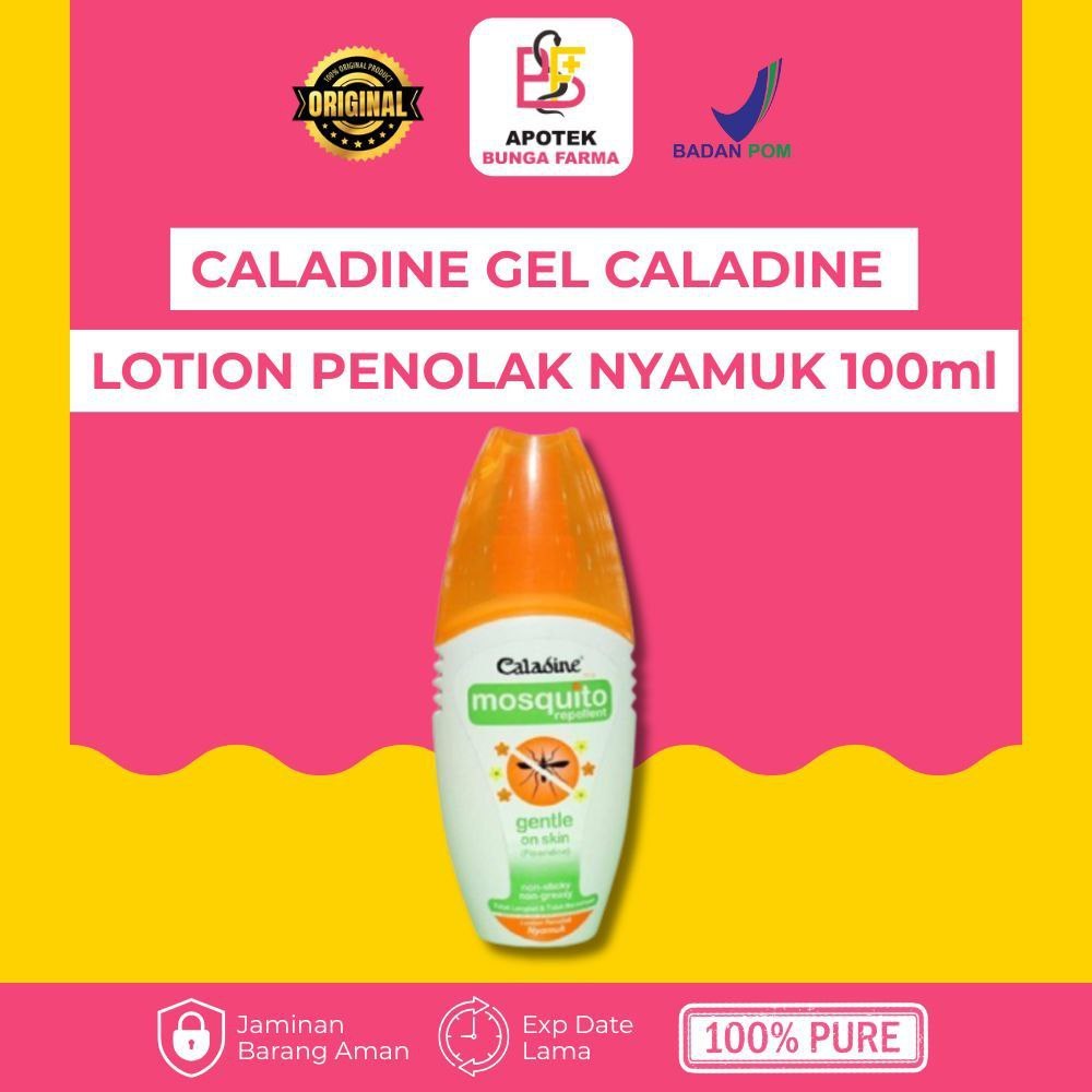 CALADINE LOTION PENOLAK NYAMUK 100ml - Lotion Anti Nyamuk - Lotion Penolak Nyamuk