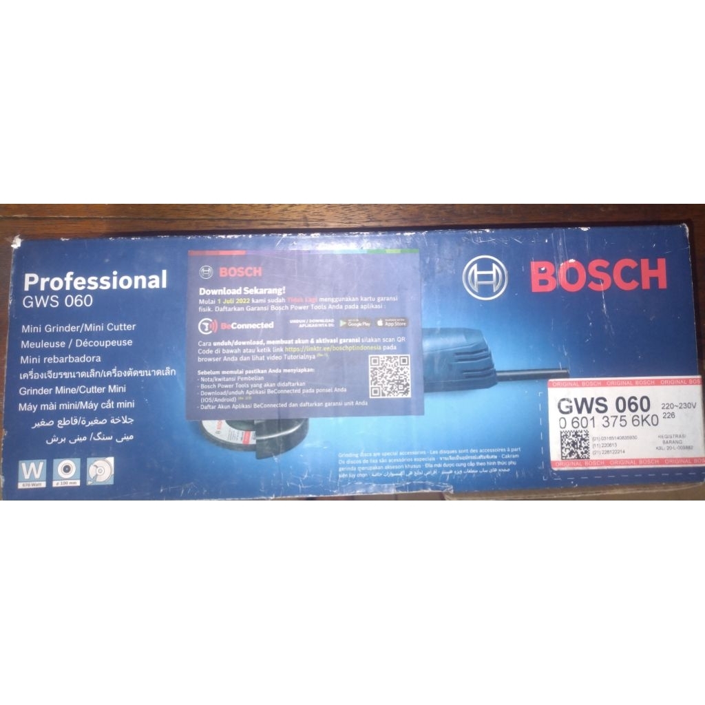 Gerinda tangan original BOSCH 060