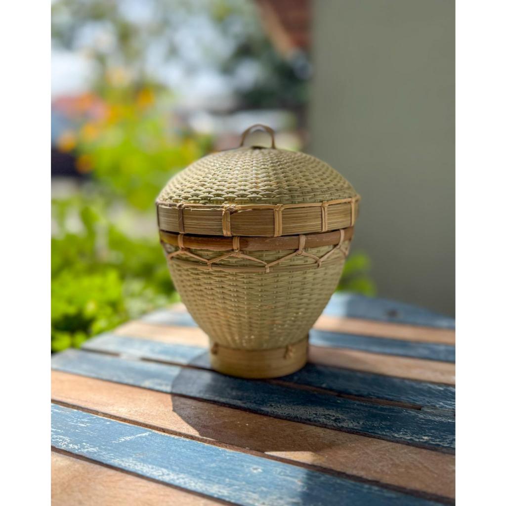 Bakul Bambu Tutup/ Bakul Bambu/ Bakul mini/ Props Photo