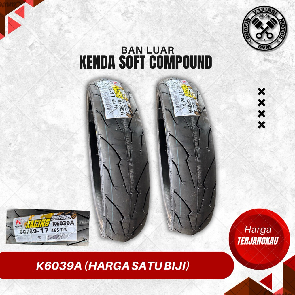 BAN LUAR KENDA SOFT COMPOUND 90/80 RING 17