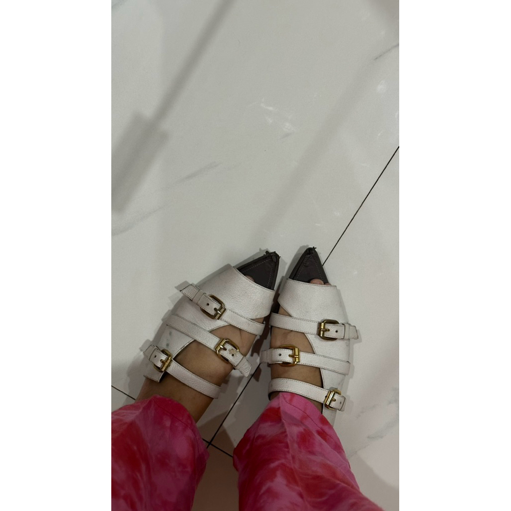 mader open toe mules