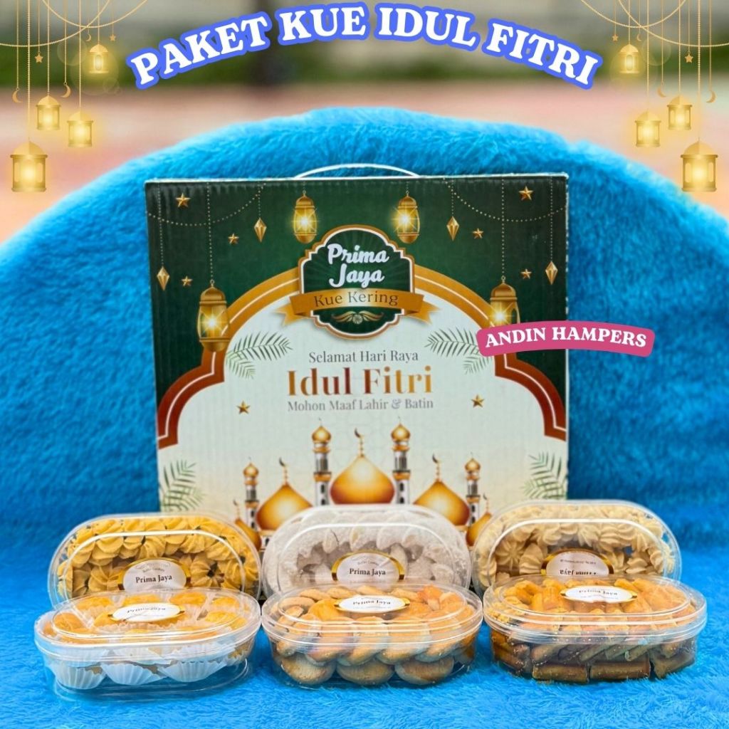 PAKET KUE KERING LEBARAN IDUL FITRI ISI 6 TOPLES PREMIUM PARCEL LEBARAN IDUL FITRI HAMPERS LEBARAN I