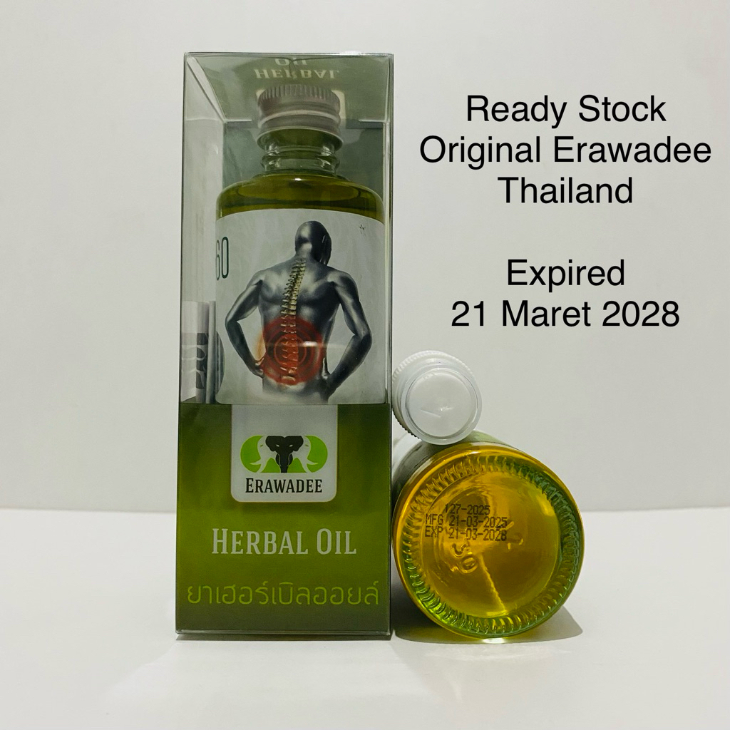Erawadee Herbal Spray No. 60 85 ml Original dari Thailand / erawadee oil / minyak gosok erawadee