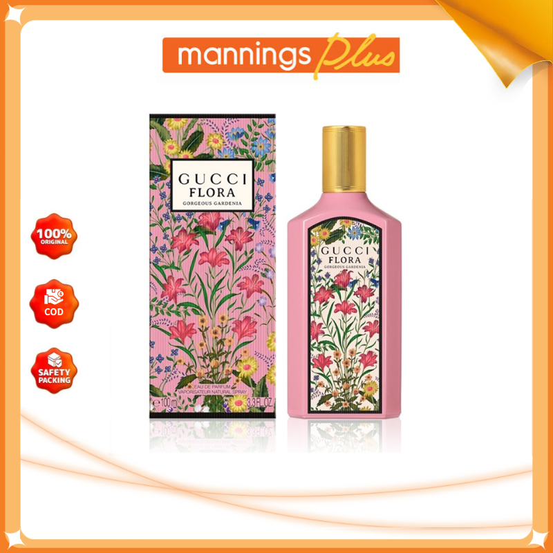 Parfum Wanita Gucci Flora Gorgeous Cardenia Pink FLOWER NEW Eau De Parfum EDP 100ml