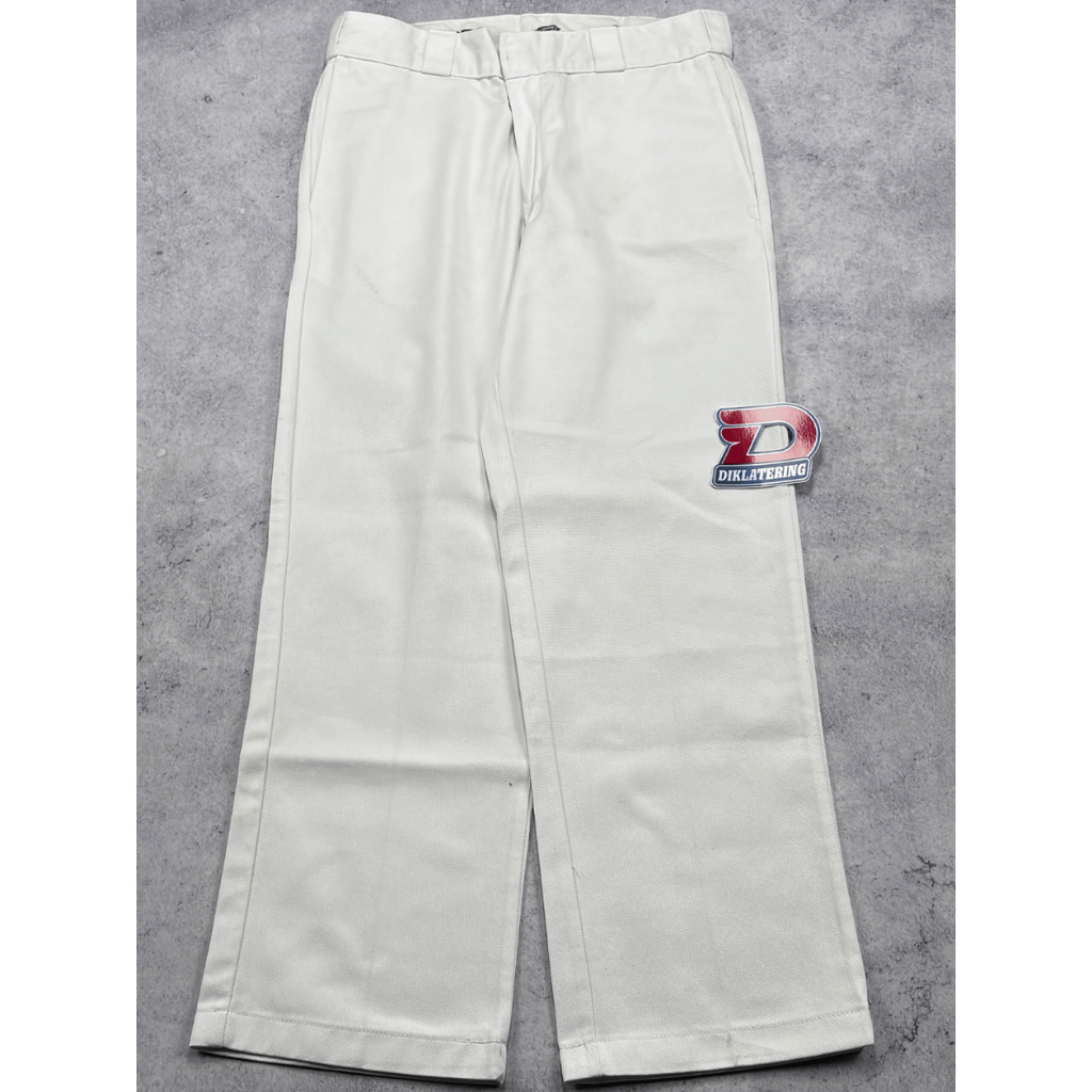 DICKIES - 874 ORIGINAL FIT WORK PANTS WHITE PUTIH SIZE 30x32