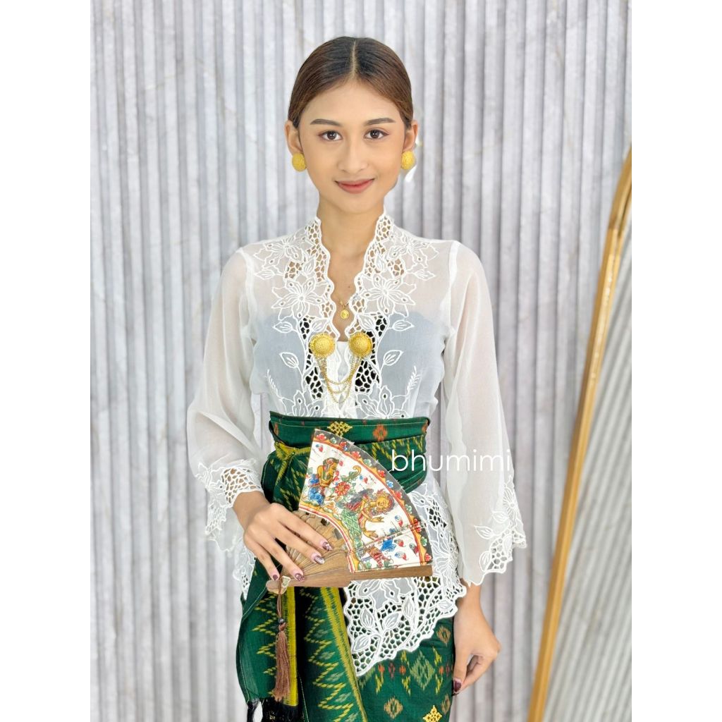 KEBAYA SIFON BORDIR LENGAN LONCENG