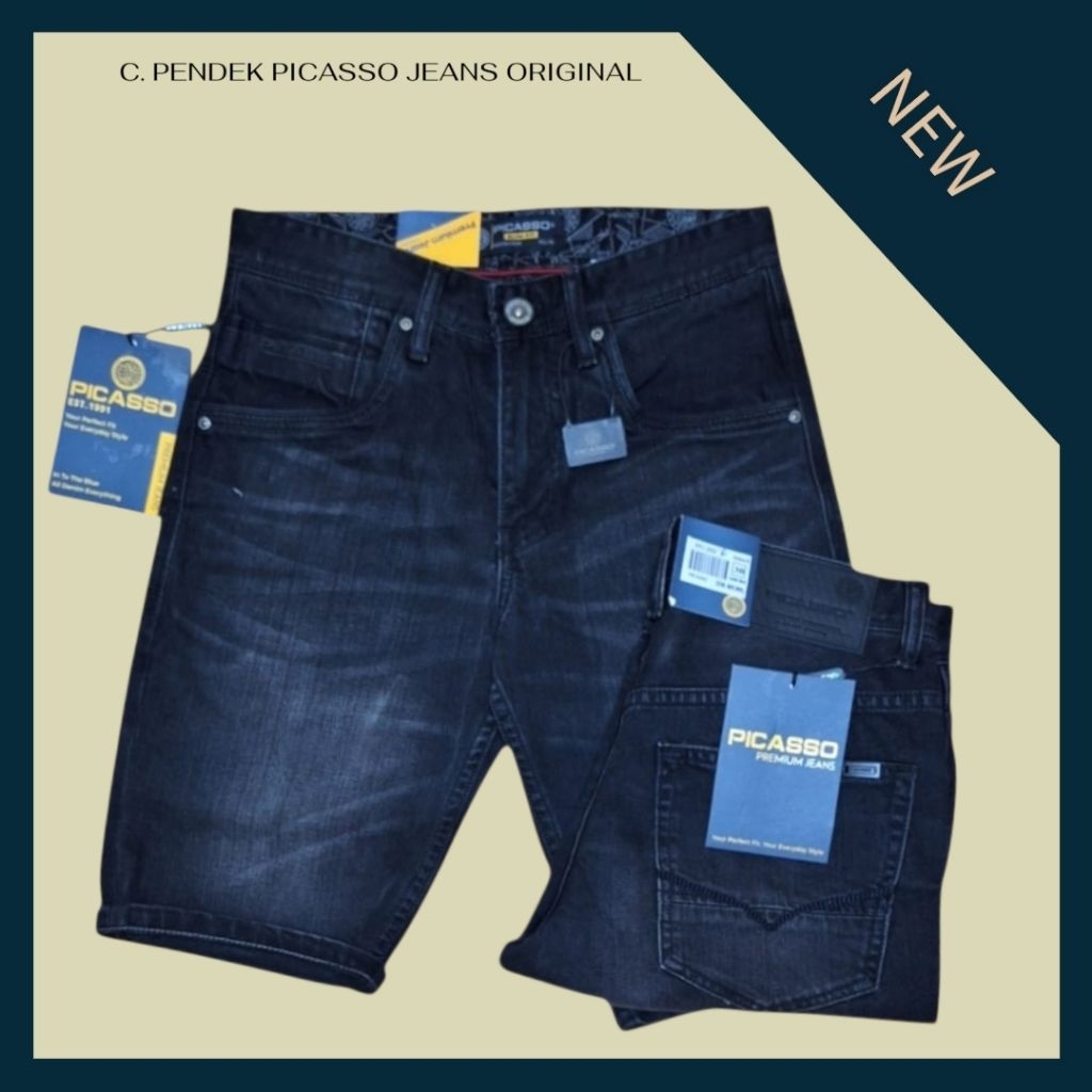 CELANA PENDEK JEANS PICASSO ORIGINAL/JEANS PICASSO PREMIUM