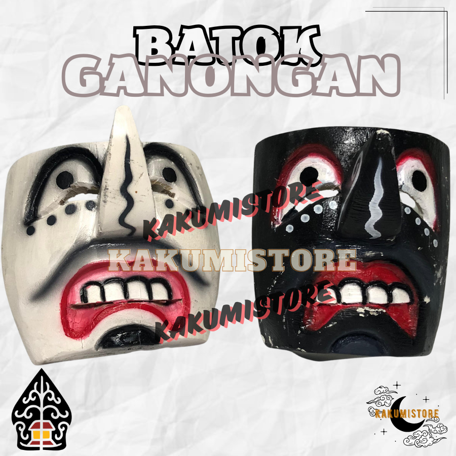 Batok Ganongan Mix Mentahan Ganongan Topeng Ganongan KK244