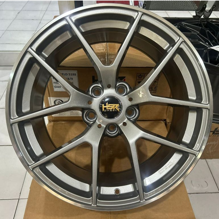 Velg R18 Pcd 5x112 HSR BIELEFELD R18X8/9 H5X112 ET40 Cocok Di Mecy Camry
