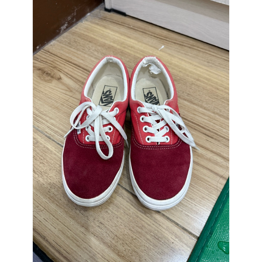 PRELOVED SEPATU VANS ERA RETRO SPORT BIKING RED/POINSETTIA ORIGINAL SIZE 37