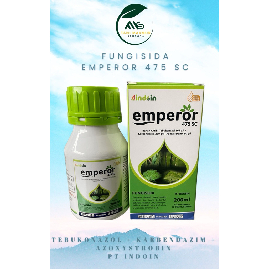 Fungisida EMPEROR 475 SC (Tebuconazol + Karbendazim + Azoxystrobin) PT Indoin