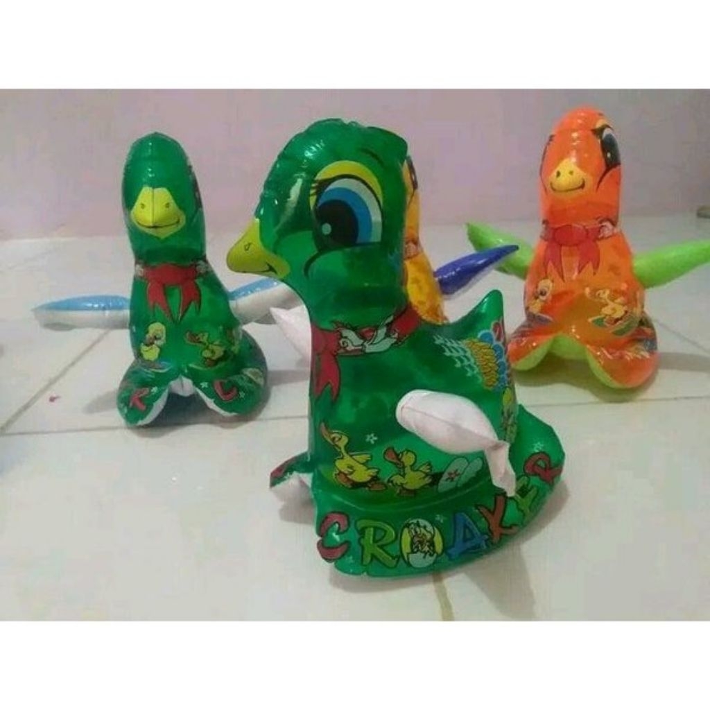 mainan anak bebek tiup / balon tiup per pcs RANDOM