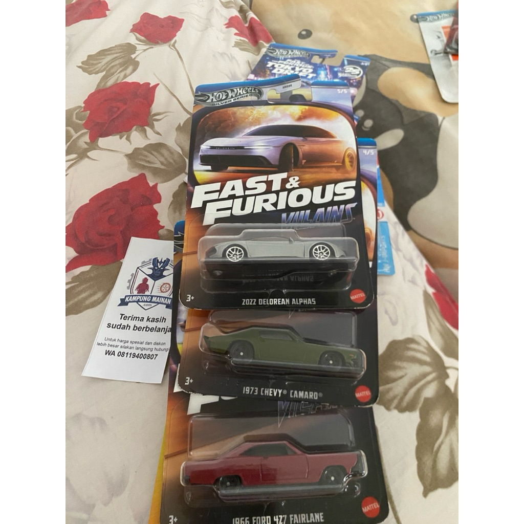 hot wheels fast and furious 2020 delorean alphas 100 persen new