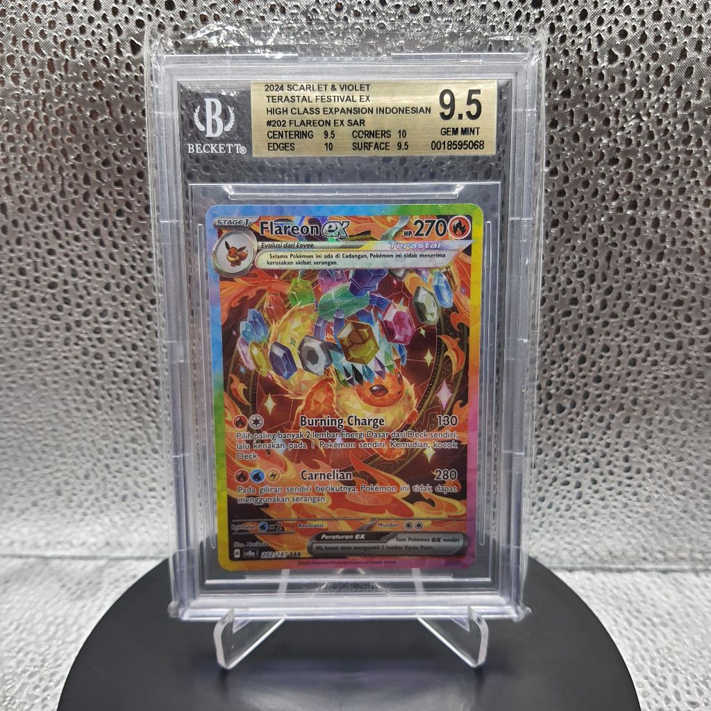 Kartu Pokemon - 2024 Scarlet & Violet Terastal Festival Ex High Class Expansion Indonesian #202 Flar