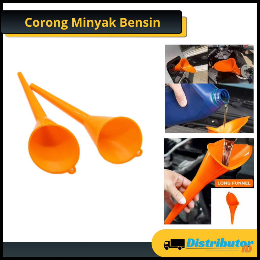 Corong Belalai Oli Motor Corong Panjang Untuk Mengisi Oli Samping Minyak Bensin Mobil Panjang