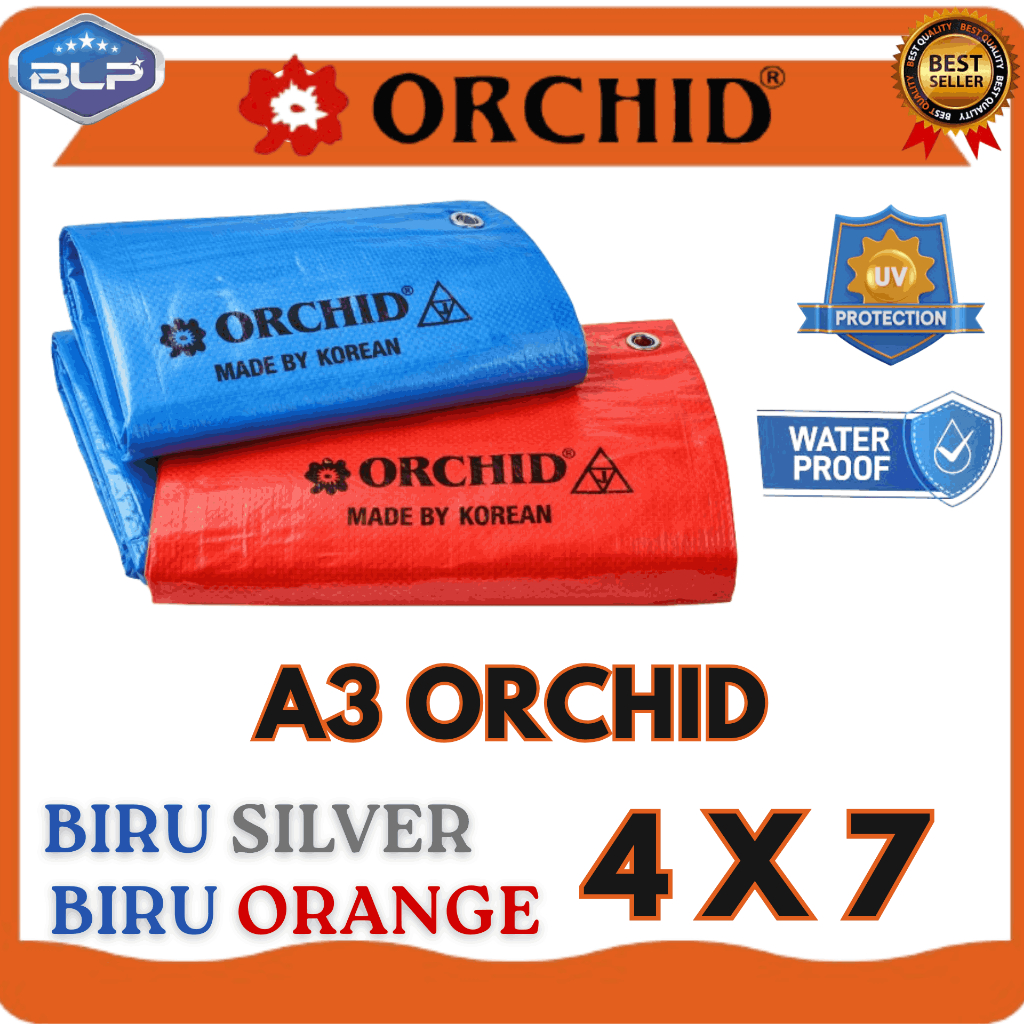 Terpal Orchid A3 4x7 Made In Korea