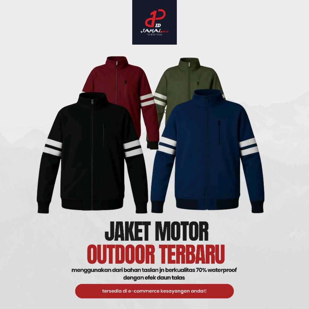 JAKET TOURING MOTOR WATERPROOF BIG SIZE XXXXL