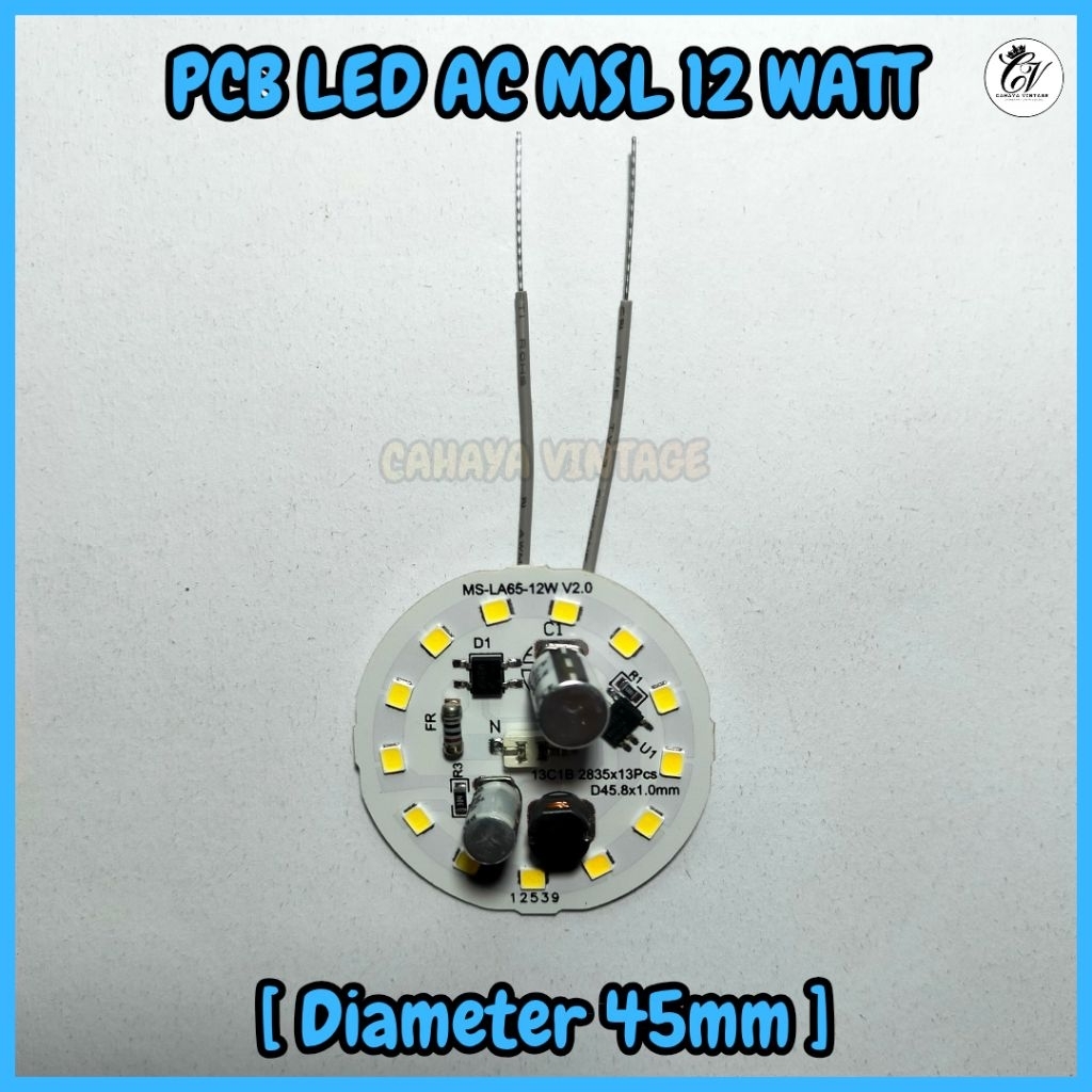 PCB Lampu LED AC MSL 12 Watt MESIN LAMPU LED