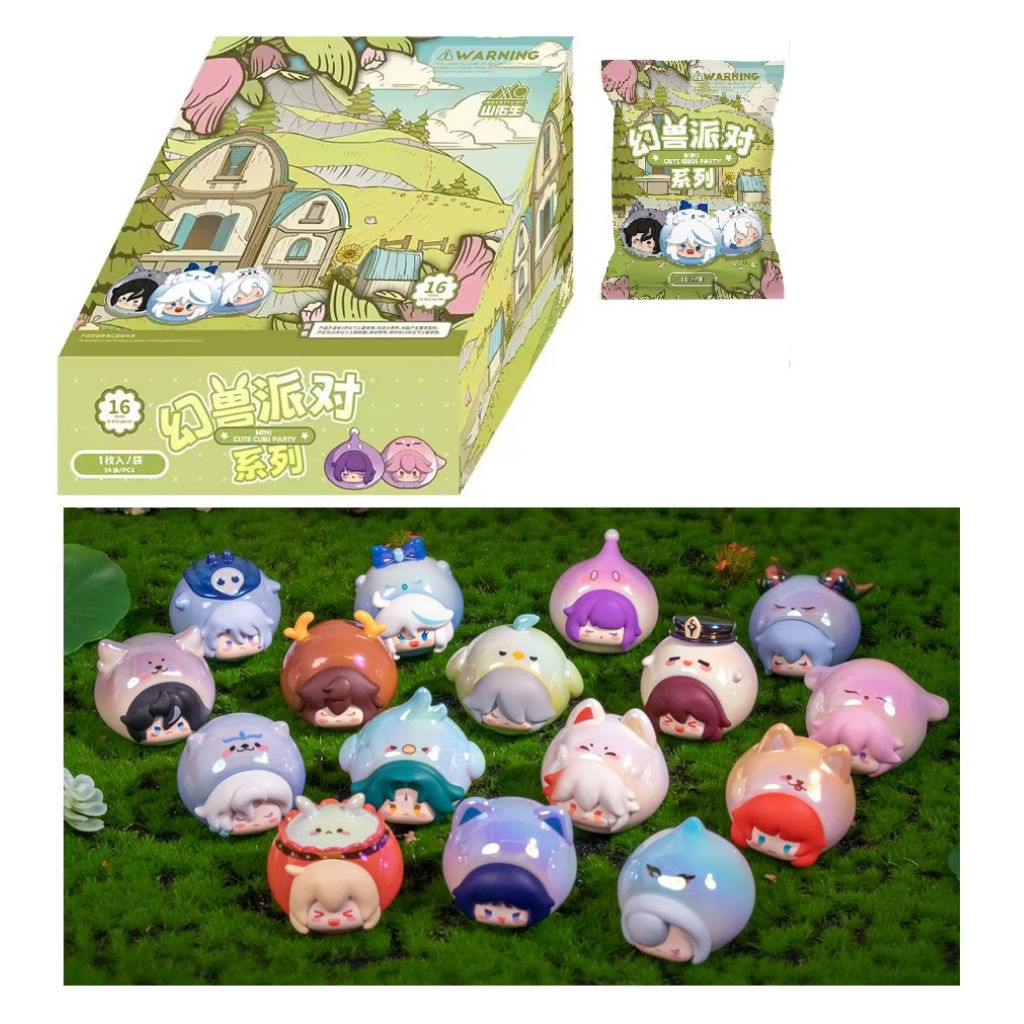 1 Pack BLIND PACK GENSHIN IMPACT_VERSI Q KAMISATO FIGUR PVC BONEKA MEJA DECORA HADIAH MAINAN