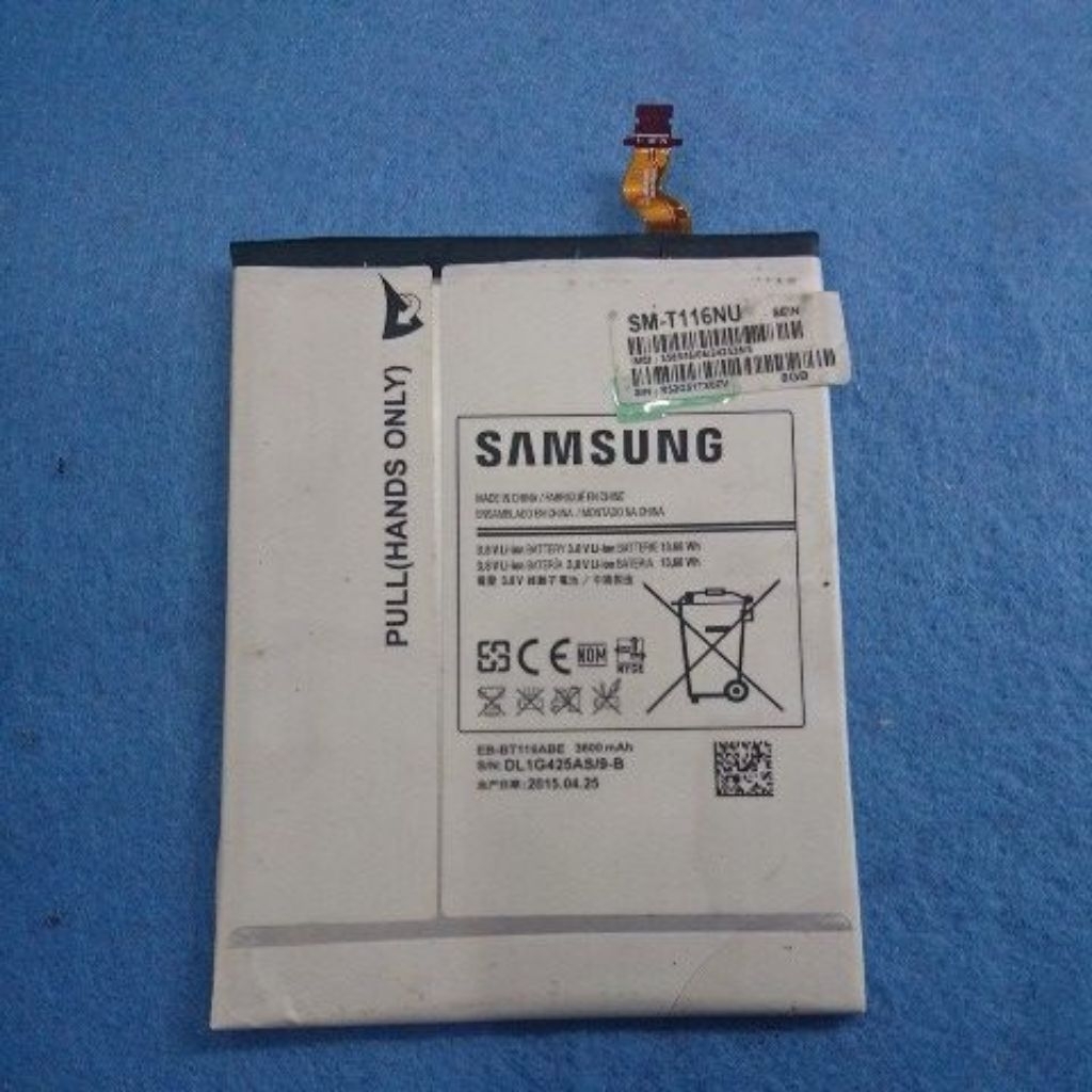 BATTERY BATERAI SAMSUNG TAB 3 V TAB3 LITE SMT- T116NU ORI COPOTAN