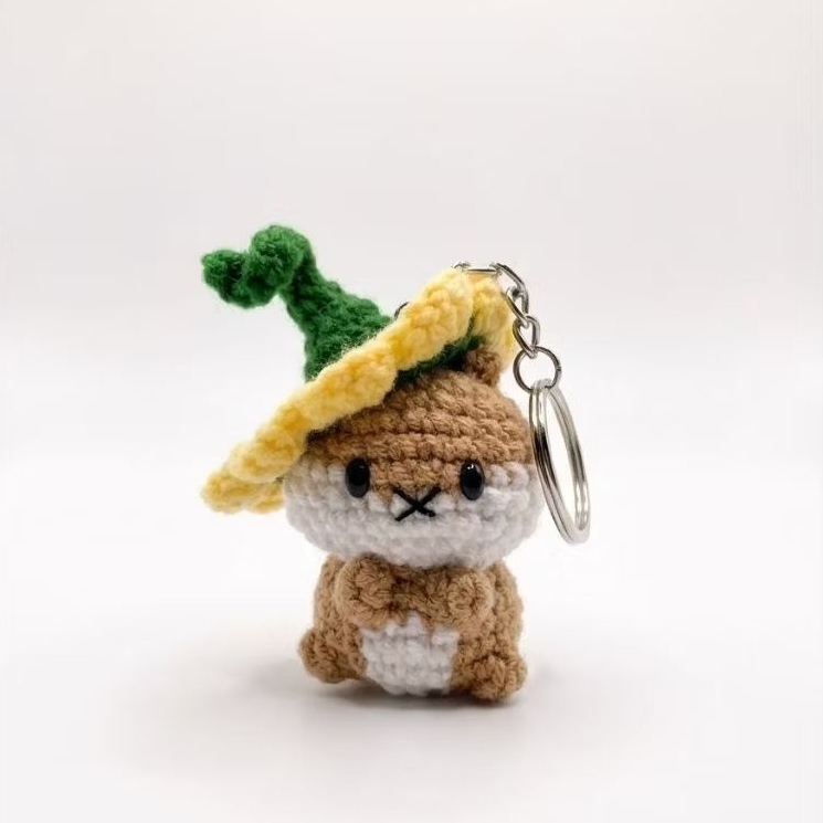 Amigurumi keychain Hamster