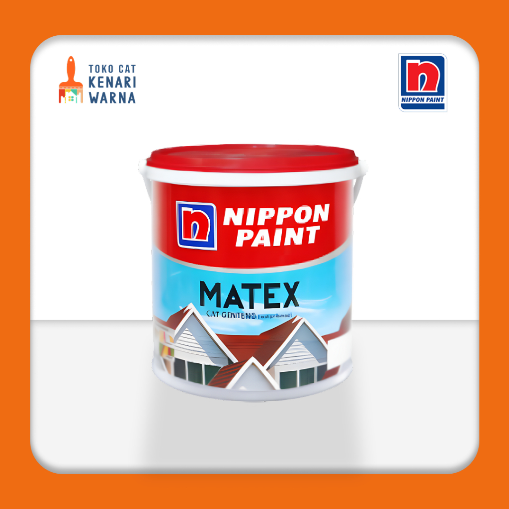 Nippon Paint Matex Cat Genteng 12,5 LT- Cat Genteng Dan Dinding Eksterior