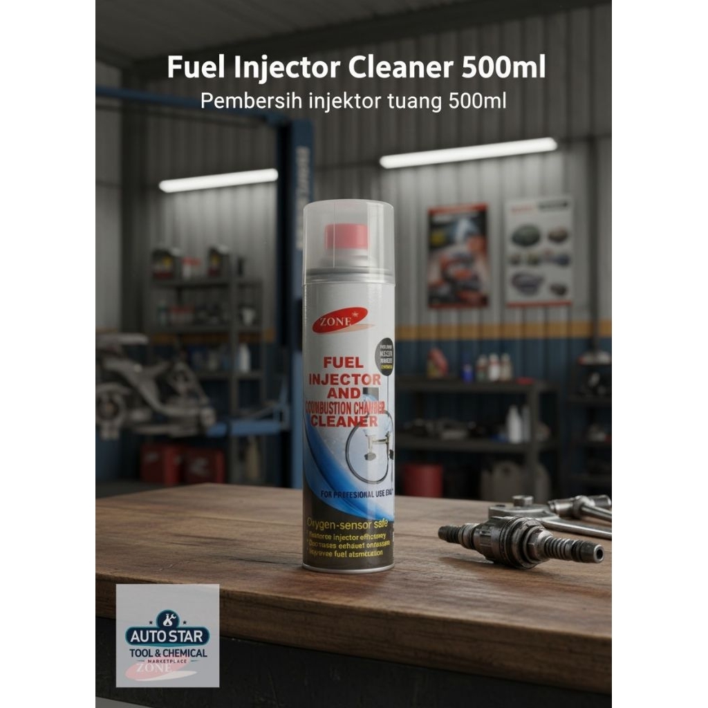 FIC Tuang - FUEL INJEKTOR CLEANER 500ML CAIRAN INFUS PURGING INJEKTOR BENSIN TUANG TANGKI  MOBIL/MOT