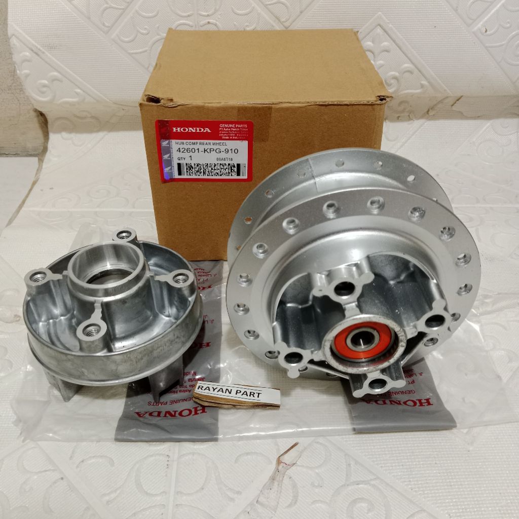 Tromol belakang+nap gir belakang supra x 125 double disk supra x 25 KPG