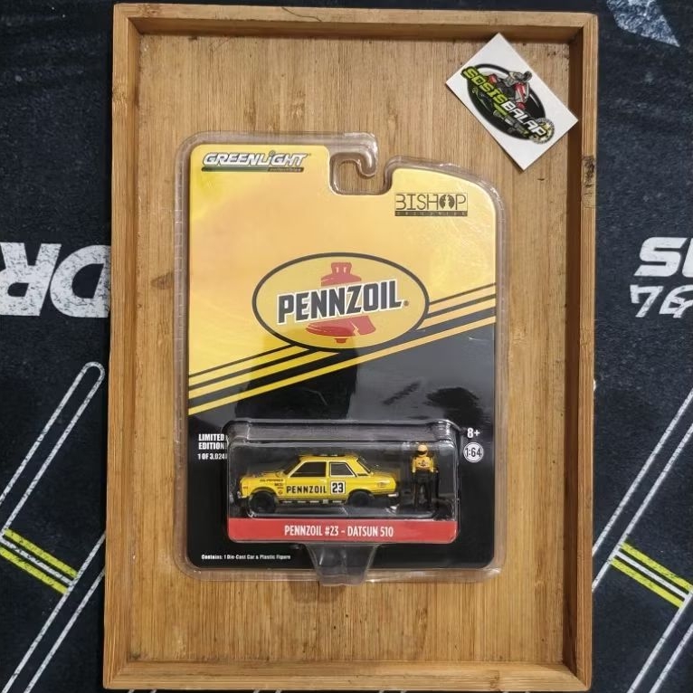 GREENLIGHT DATSUN 510 PENZOIL #23