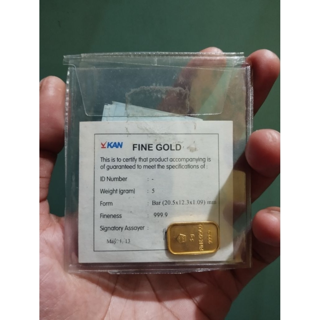 EMAS LOGAM MULIA ANTAM 5 GRAM