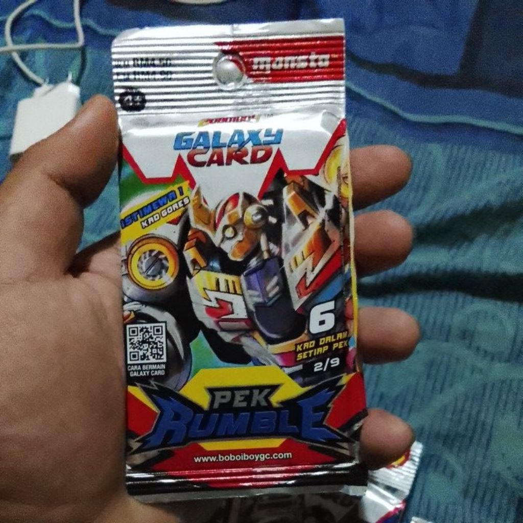 Boboiboy galaxy Card Pek Rumble  No 2/9 Golem Gentar