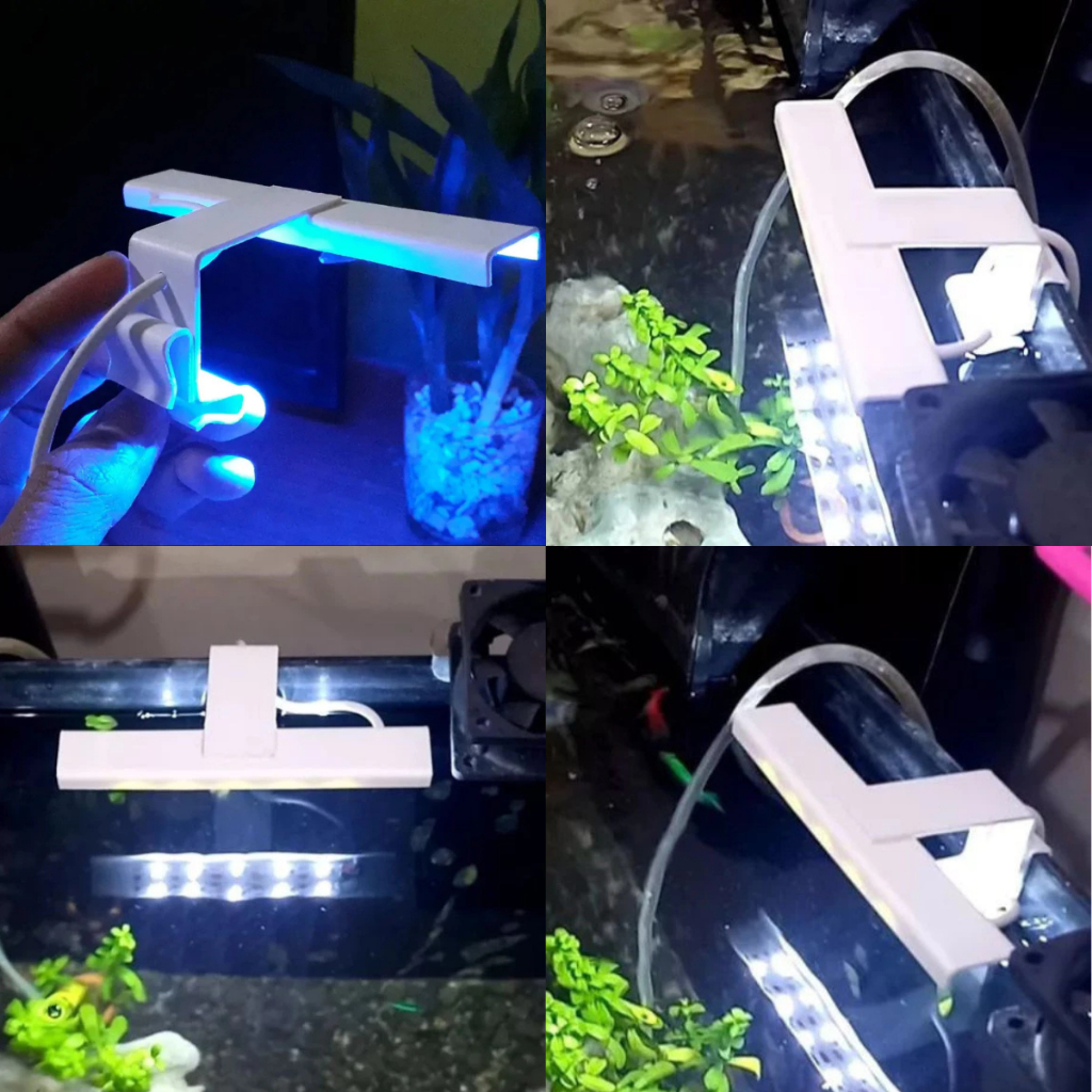 lampu led aquarium mini 5v banyak pilihan warna dan ukuran jumlah mata buat aquarium , aquascape Ter