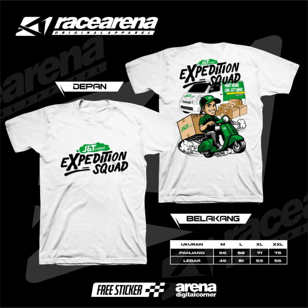 Kaos JNT Cargo/Kaos Kurir