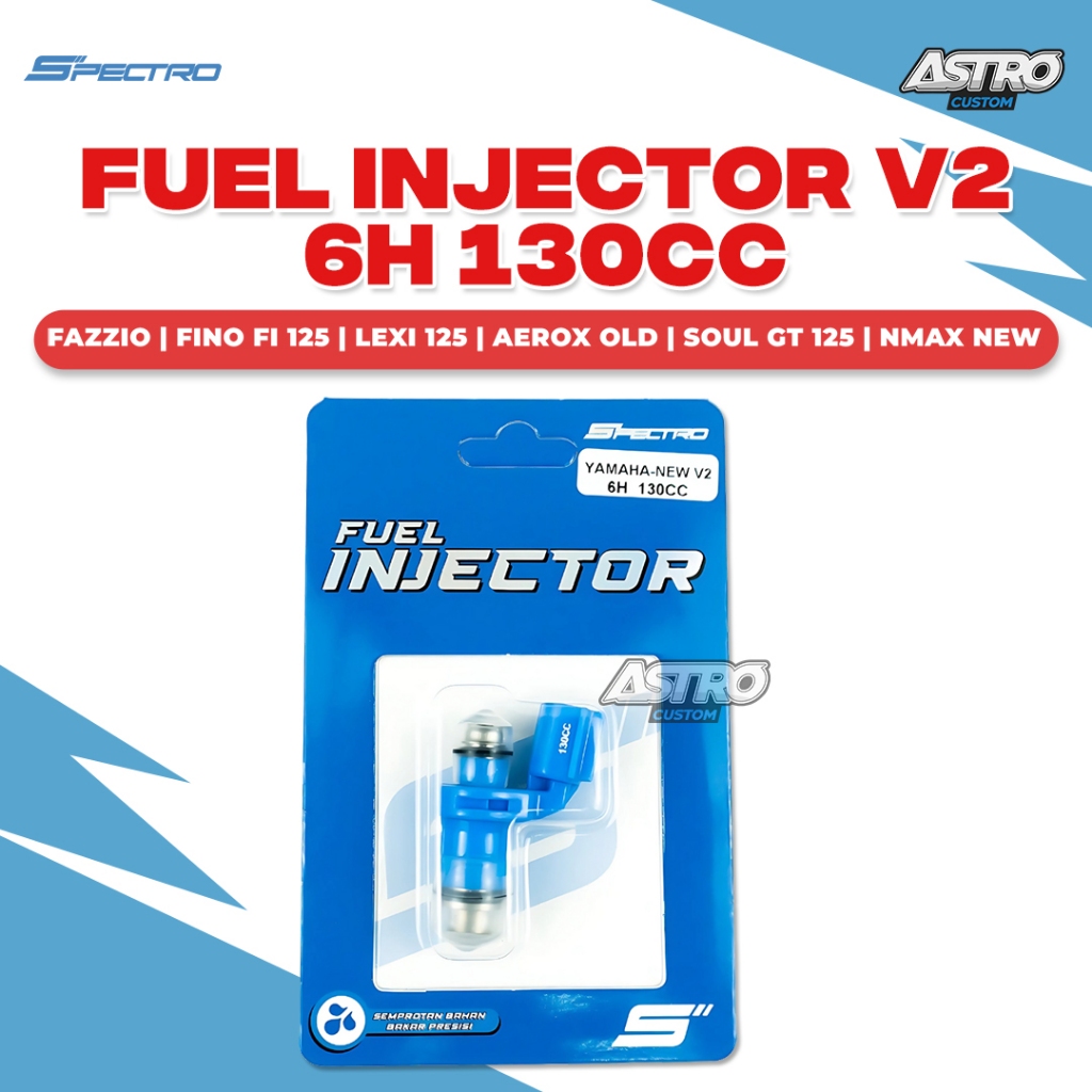 Spectro Injektor Nmax Aerox 155 New Lexi 125 Mio M3 Gear Freego MX King Injector Yamaha V2 6H 130CC