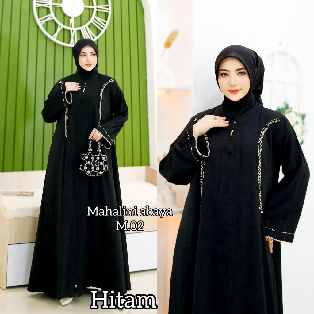 Mahalini Abaya  dress cantik menawan dan elegan