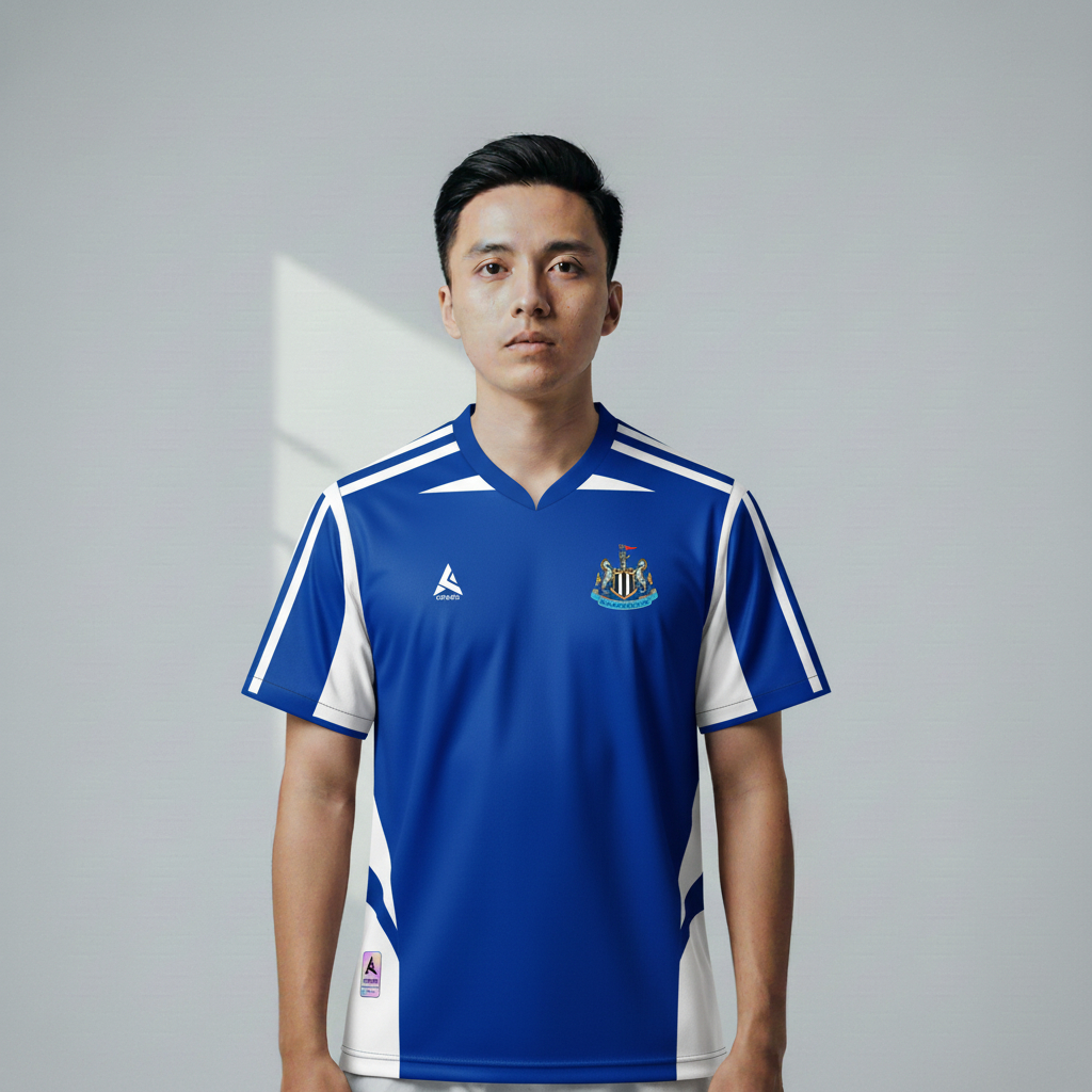 ATHLETIC SPORTWEAR - Jersey Vintage Bola Fantasy Newcastle Third 2005-06 Fullprinting Casual - Atasa