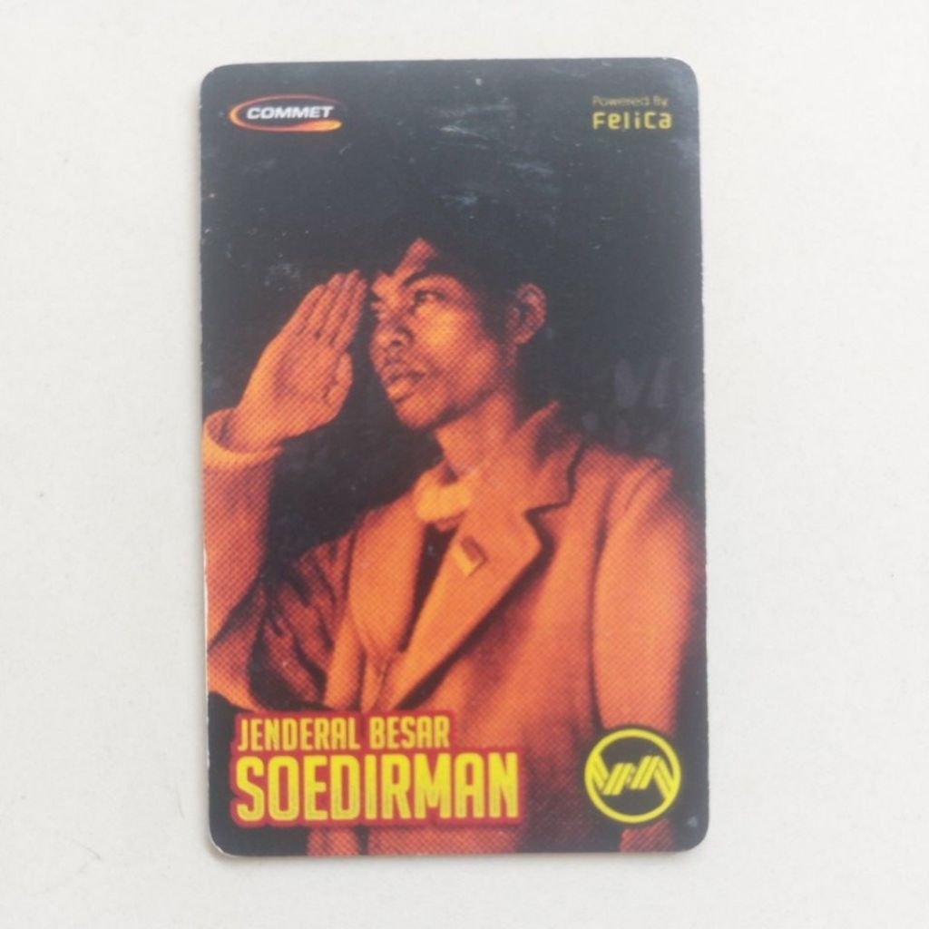 KARTU KMT COMMUTER LINE JEND SOEDIRMAN