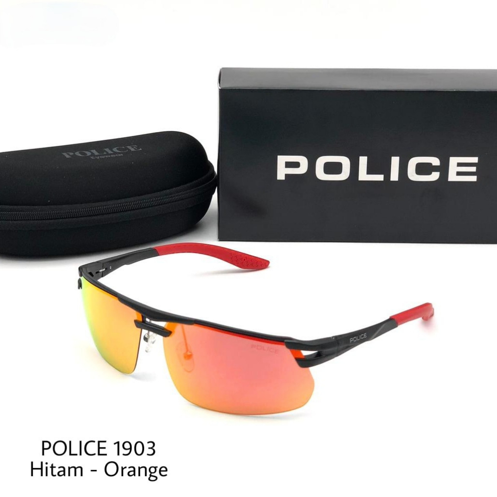KACAMATA POLICE P 1903 FULL TITANIUM POLARIZED ANTISILAU ANTIRADIASI KEREN KEKINIAN