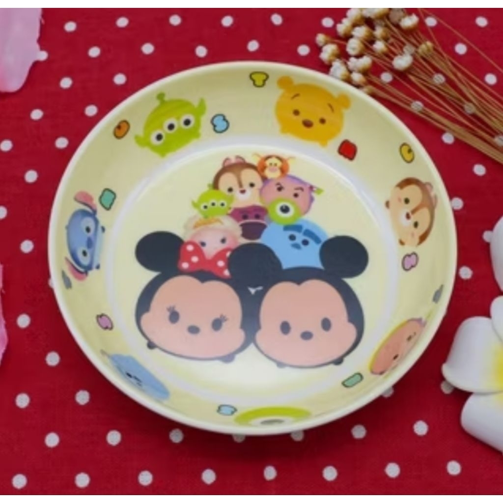 Piring mickey mouse piring minnie mouse piring melamin karakter mickey mouse and friends