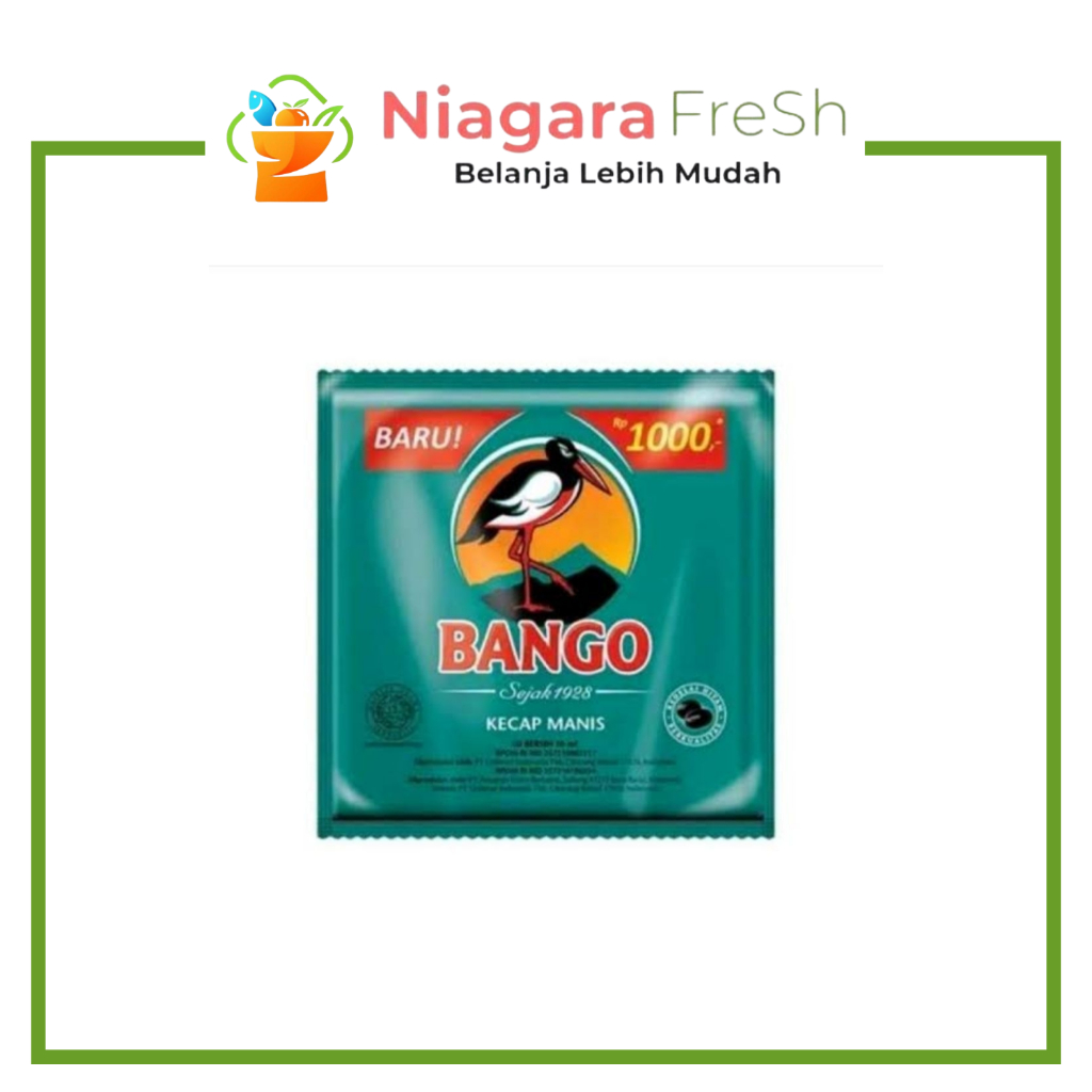 Kecap Manis Bango Sachet Kecil - Ukuran 25gr