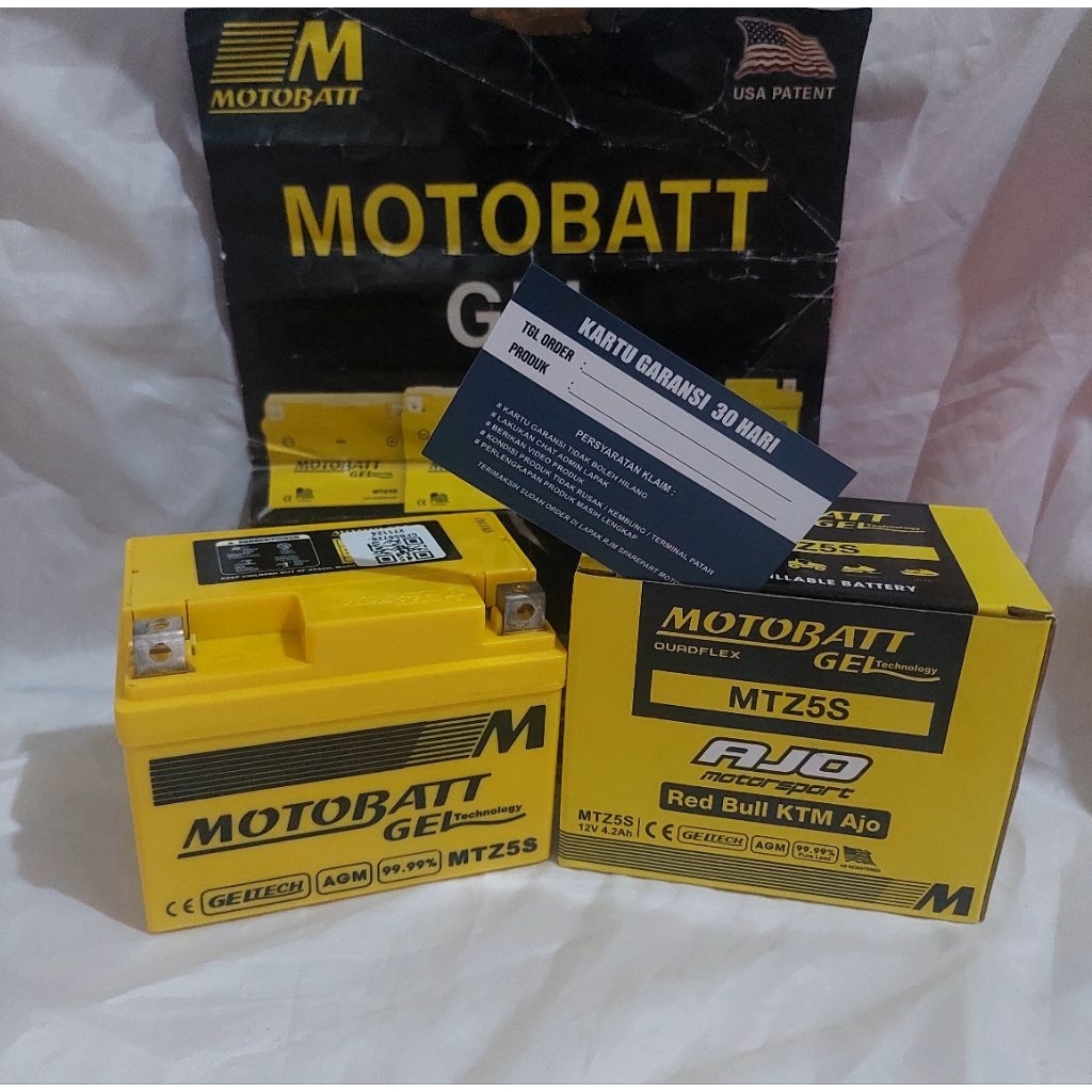 Aki Motor Kering Aki Kering Gtz5s Beat Vario Supra 125 Karisma Blade