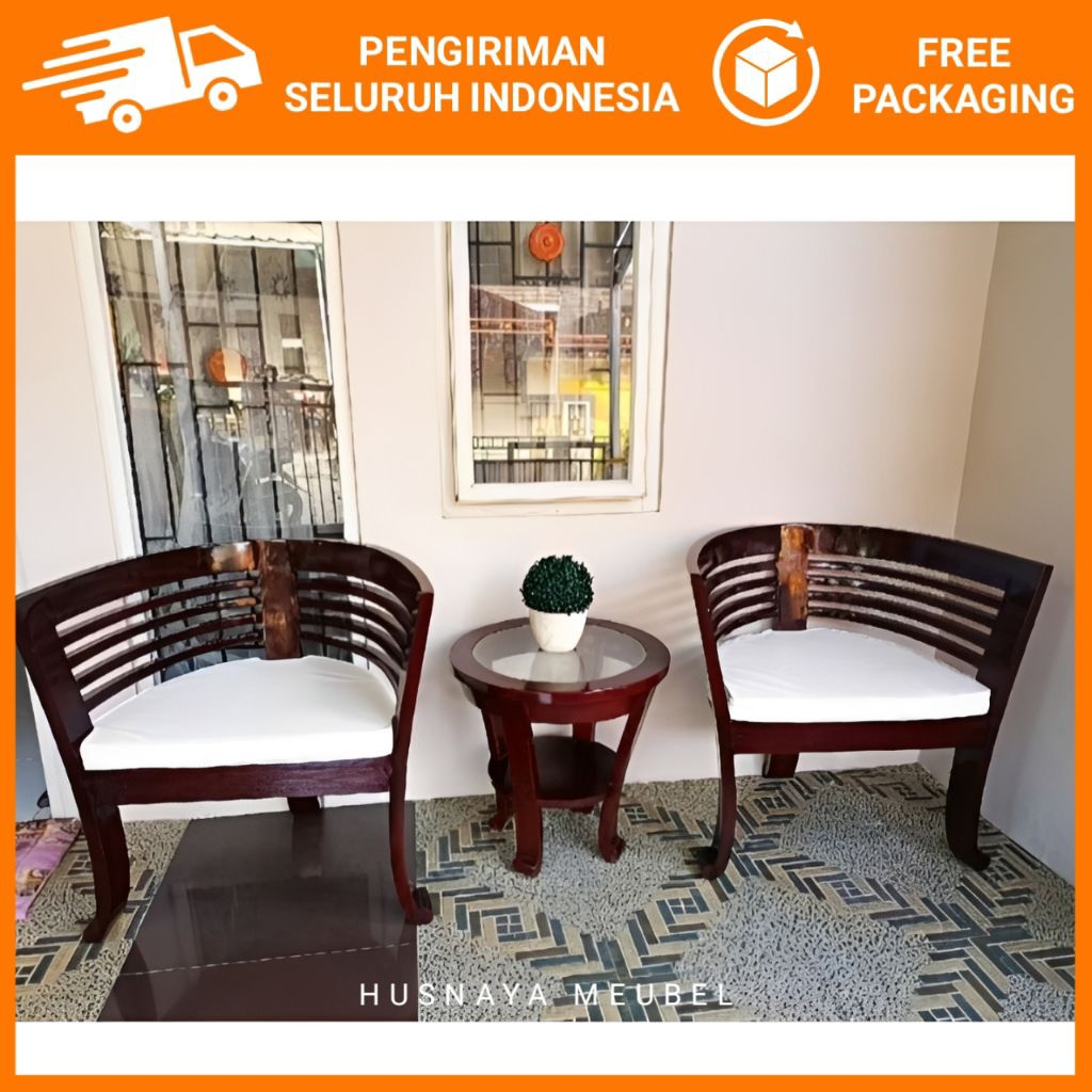 Kursi Teras Kayu Jati / Kursi Teras Jati Jepara / Kursi Teras Minimalis /Kursi Teras Minimalis Murah