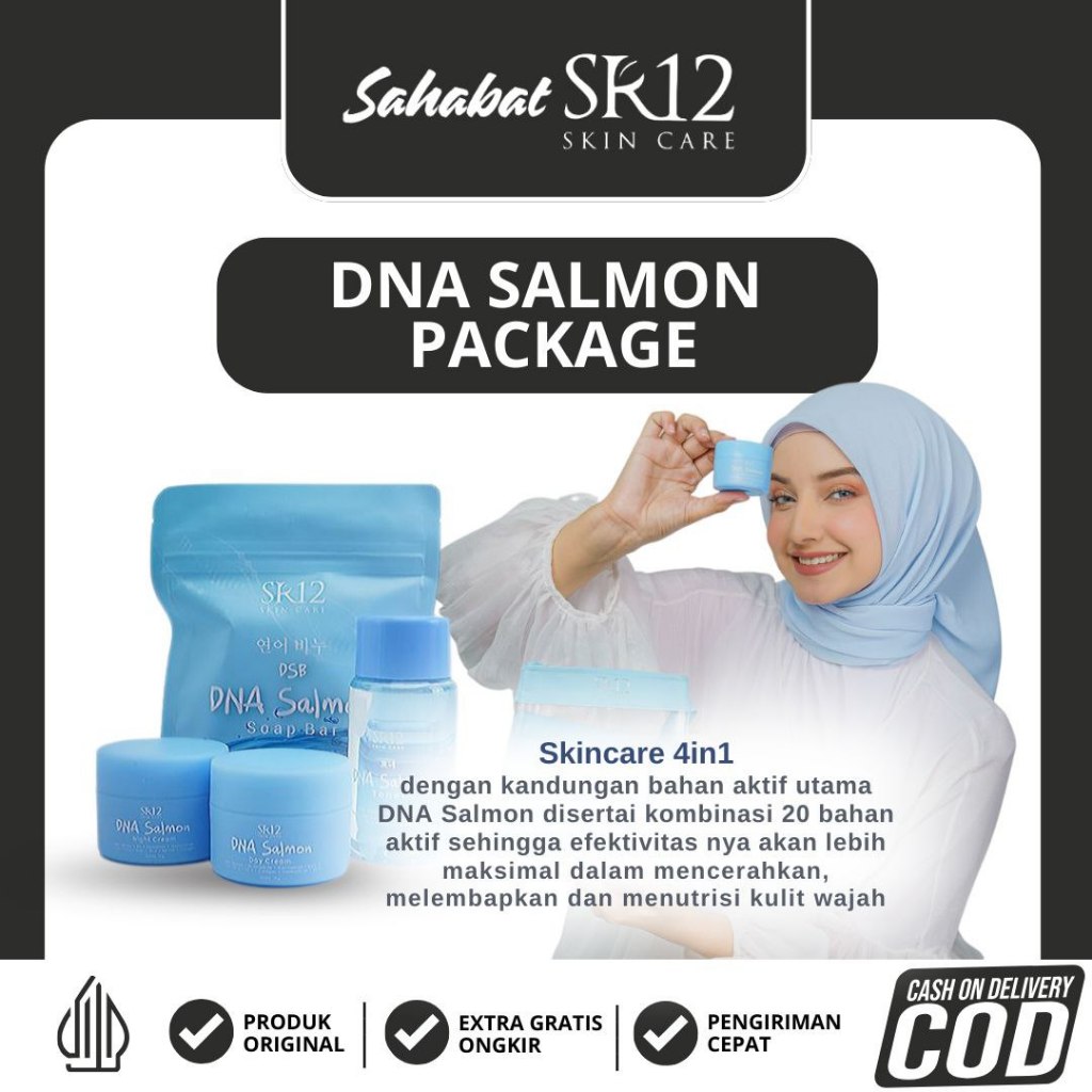 DNA Salmon SR12 / Day Cream DNA Salmon / Night Cream DNA Salmon / Toner DNA Salmon / Barsoap DNA Sal