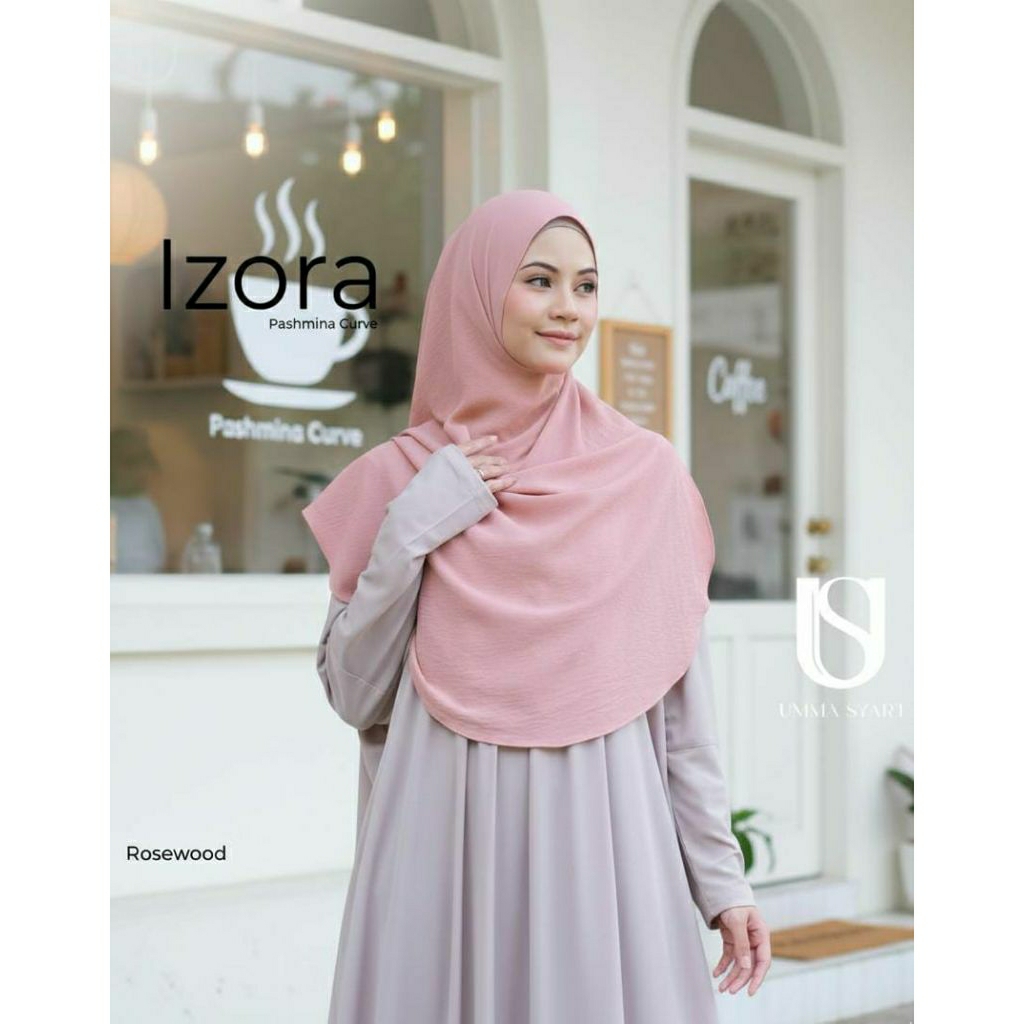 PASHMINA IZORA BY UMMA SYARI | PASHMINA CRINKLE INSTANT