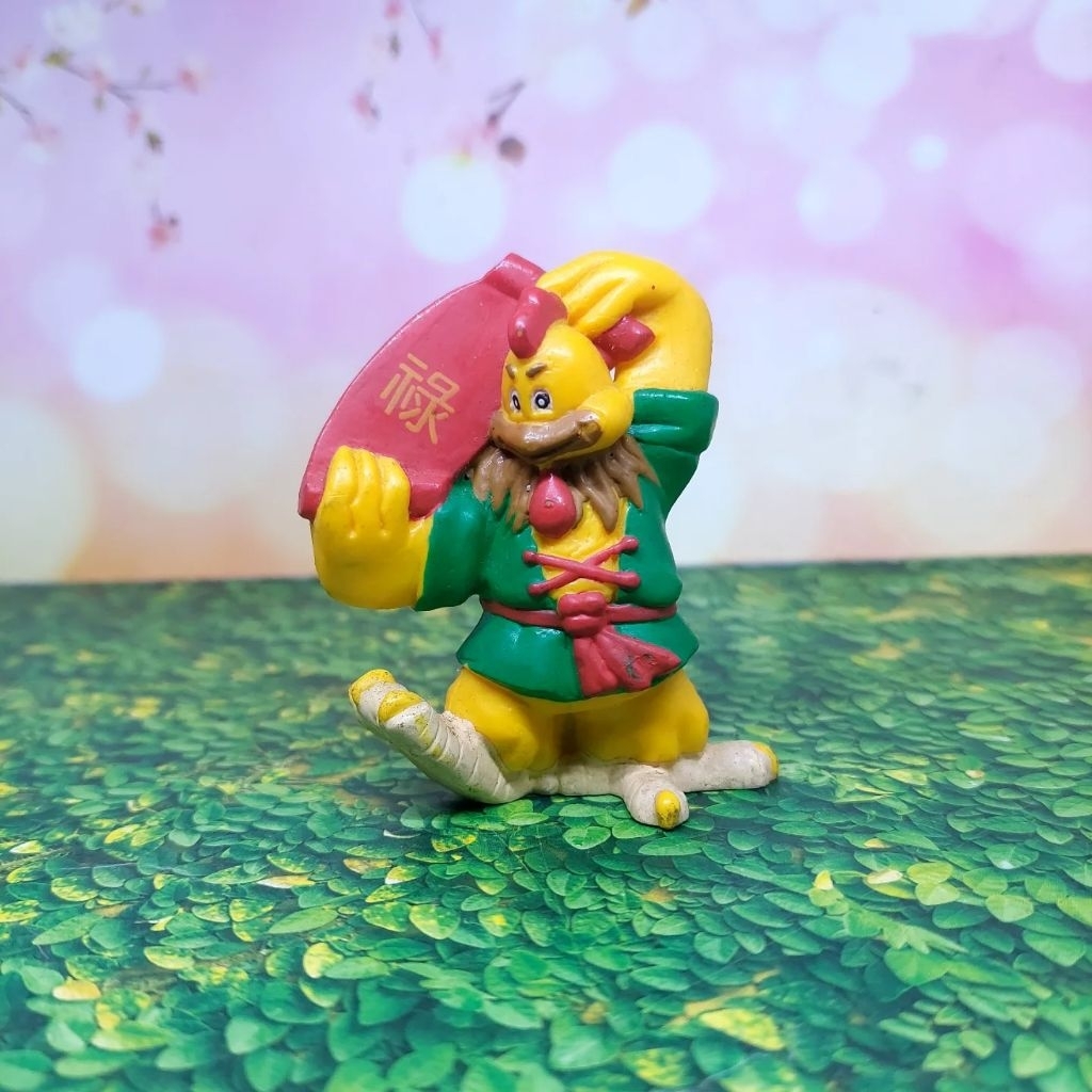 Welcome year of the rooster figure shio ayam ori mcd jadul 93 figure preloved mainan happy meal