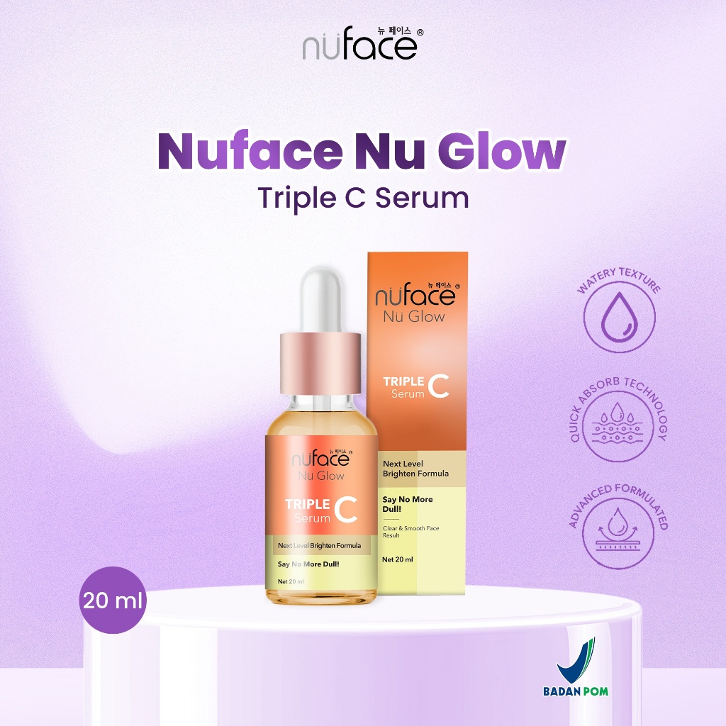 Nuface Nu Glow Triple C Serum 20ml