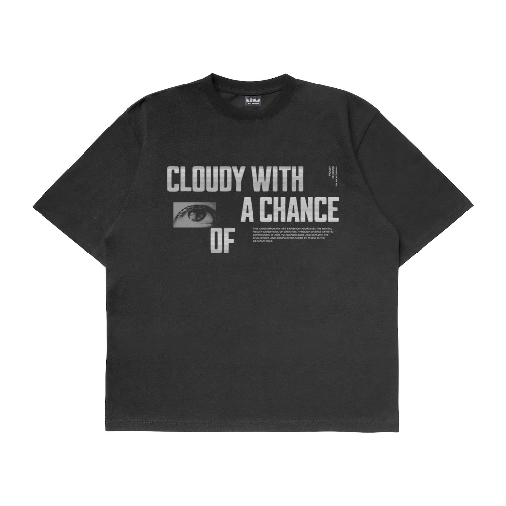 Max Company Tshirt Boxy Oversize | Cloudy - Jet Black