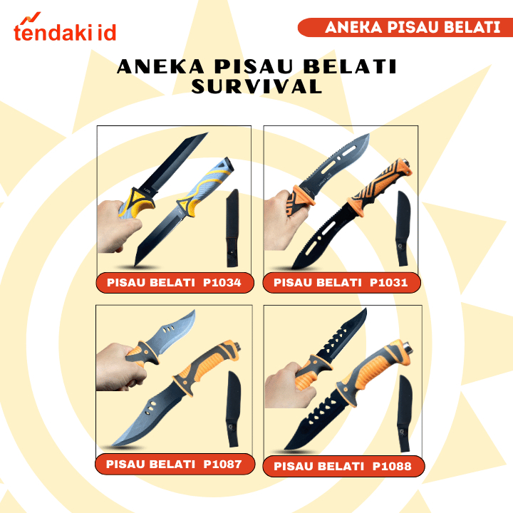 Grosir Pisau Belati Karambit Survivalkit Outdoor Super Tajam Stainless Steel Kitchen Knife Serbaguna