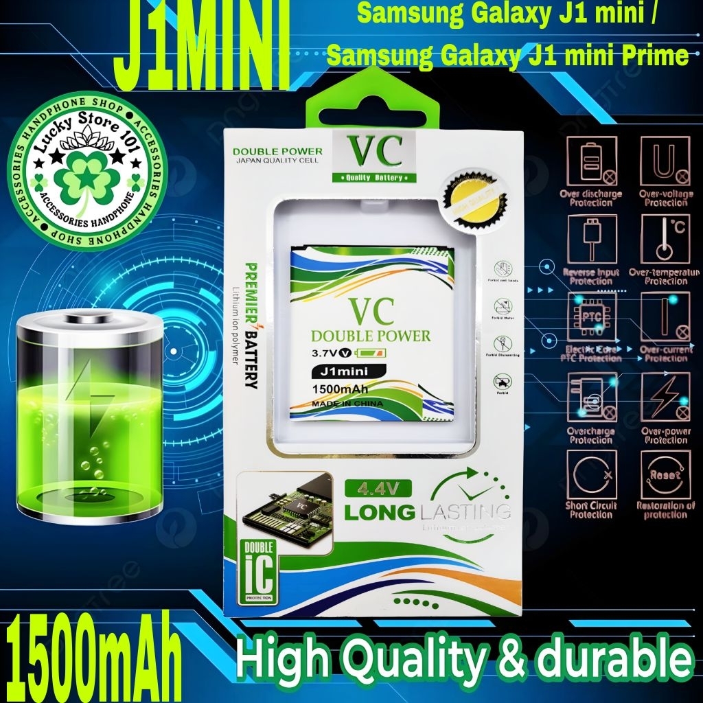 BATERAI  VC DOUBLE POWER J1MINI / SAMSUNG GALAXY J1 MINI / SAMSUNG GALAXY J1 MINI PRIME  J1MINI DOUB